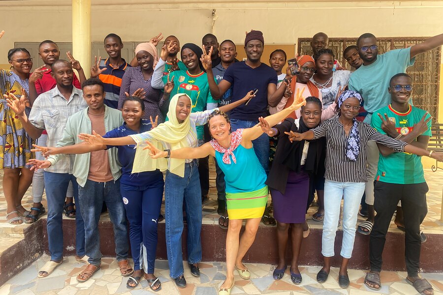 Students of the "Introduction to Machine Learning" course at AIMS Senegal, 2024