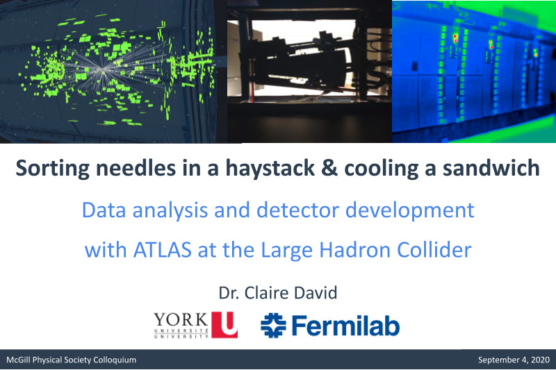 Sorting needles & cooling a sandwich